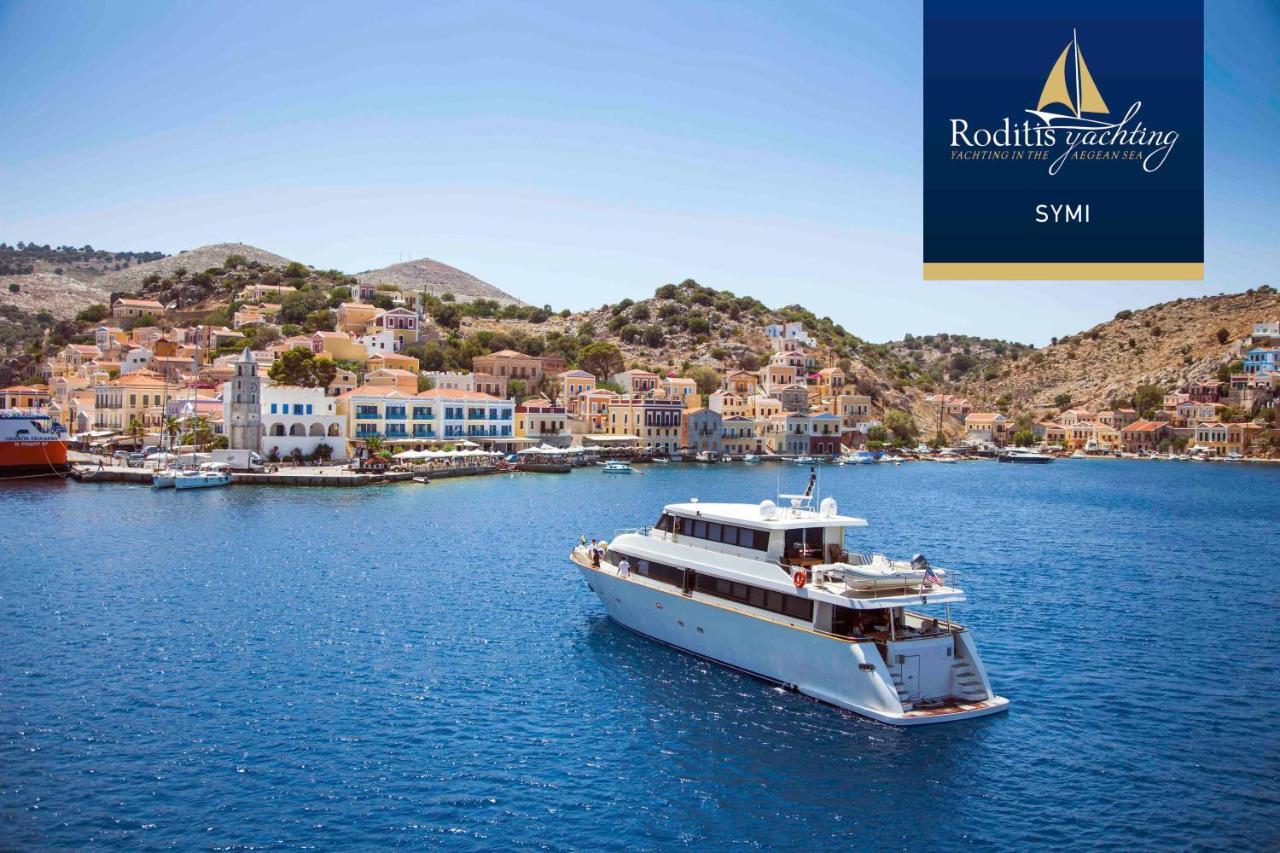 Cozy Apartments In Symi Center Simi Exterior foto