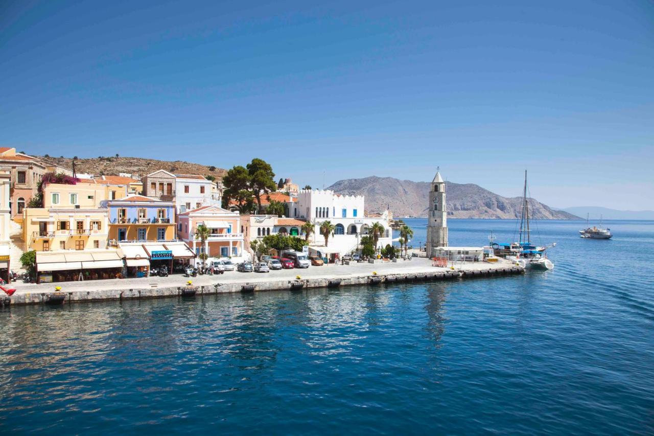 Cozy Apartments In Symi Center Simi Exterior foto
